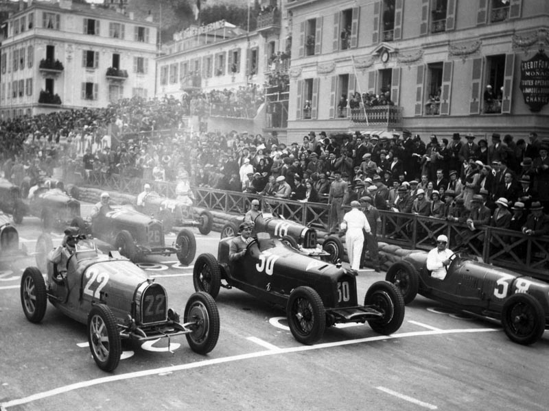 Le depart du Grand Prix de Monaco 1932 obrazarna.cz